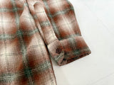 90s Pendleton ShadowPlaid Board Shirt XL Brown