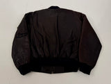 90s Polo Ralph Lauren Leather Bomber Jacket M