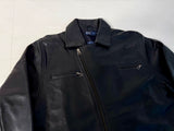 90s Polo Ralph Lauren Leather Double Breasted Riders Jacket XL Black