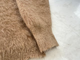 60s TOWNCRAFT Mohair Cardigan M Camel