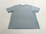 Used Carhartt Pocket T-shirt XL Skyblue