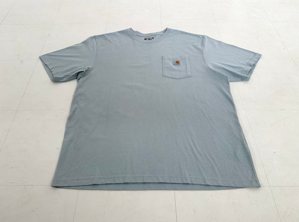 Used Carhartt Pocket T-shirt XL Skyblue