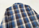 90s Polo Ralph Lauren Large Plaid Work L/S Shirt L Blue