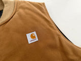 90s Carhartt Duck Vest XL Brown
