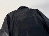 90s Polo Ralph Lauren Leather Double Breasted Riders Jacket XL Black