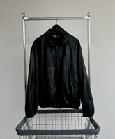 90s Polo Ralph Lauren Leather Swing Top Jacket XL Black