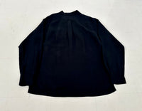 90s Polo Ralph Lauren Linen&Silk L/S Shirt L Black