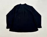 90s Polo Ralph Lauren Linen&Silk L/S Shirt L Black