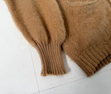 60s LordJeff Mohair Cardigan M Camel