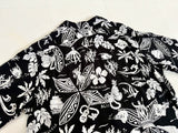 90s Polo Ralph Lauren Hawaiian Rayon Shirt L Black