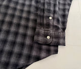 90s Polo Ralph Lauren BLAKE ShadowPlaid Shirt XXL Black&Gray