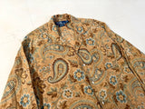 90s Polo Ralph Lauren BONNARD Paisley L/S Shirt M LightBrown