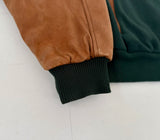 90s Cabela’s Wool Varsity Jacket L Green&Brown