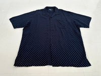 90s Polo Ralph Lauren CLAYTON PolkaDot Rayon Loop shirt XL