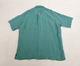 90s Polo Ralph Lauren CALDWELL Linen Loop Shirt L Turquoise