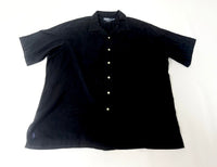 90s Polo Ralph Lauren CALDWELL Cotton Loop shirt XL Black