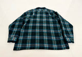 60s Pendleton Shadow Plaid Board Shirt XL Emerald