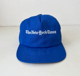90s The Newyork Times SnapBack Blue