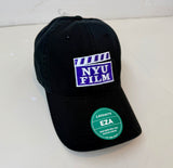 New NYU FILM 6Panel Cap Black
