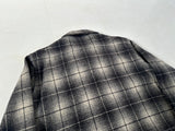 50s Merrill Woolens Shadow Plaid Wool Jacket Black&White