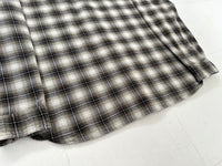 90s RRL Shadow Plaid Work Shirt L Mocha