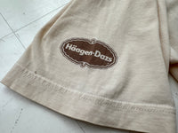 Used Haagen Dazs Vanilla T-shirt L Ivory