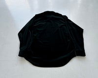 90s Polo Ralph Lauren ARMOND Velvet L/S Shirt XL Black