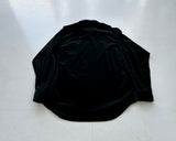90s Polo Ralph Lauren ARMOND Velvet L/S Shirt XL Black