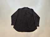 90s Polo RalphLauren BLAKE ShadowPlaid L/S Shirt Black&Gray