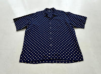 90s Polo Ralph Lauren Big Polka dot Rayon Loop Shirt XL