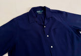 90s Polo Ralph Lauren CALDWELL S/S Shirt L DeepNavy