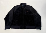 90s Polo Ralph Lauren Suede Drizzler Jacket L Black