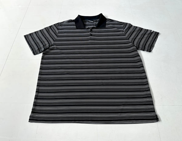 Used DRI-FIT Border Polo Shirt XXL Black&White