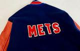 80s FELCO NY Mets Varsity Jacket L Navy Orange