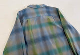 90s PENDLETON Shadow Plaid Board Shirt M Gray