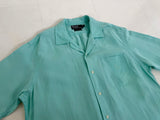90s Polo Ralph Lauren CALDWELL S/S Shirt M Turquoise