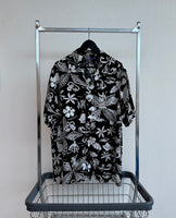 90s Polo RalphLauren Black Hawaiian Loop Shirt XL
