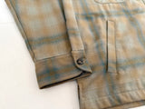90s Pendleton Shadow Zip Plaid Jacket XXL LightBrown