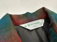 60s DutchMaid Shadow Plaid Loop Wool Shirt L Multi