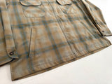 90s Pendleton Shadow Zip Plaid Jacket XXL LightBrown