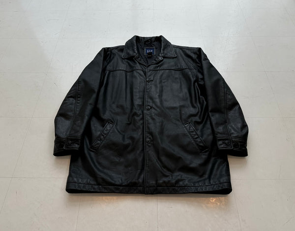 注意点90s OLD GAP LETHER CAR COAT \n(レザーカーコート)