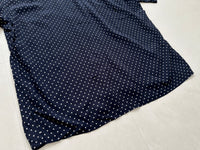 90s Polo Ralph Lauren CLAYTON Polka Dot Rayon Loop Shirt L