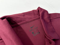 NIKE DRI-FIT Polo Shirt L Burgundy