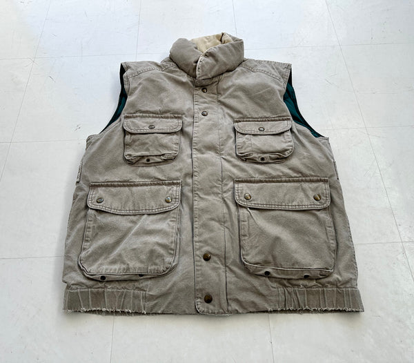 80s Eddie Bauer Puffer Vest L Grege