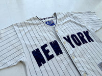 90s NY Yankees STARTER Striped Baseball Shirt XL