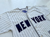90s NY Yankees STARTER Striped Baseball Shirt XL
