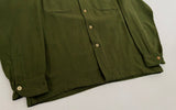70s PENDLETON Plane Wool Loop Shirt M Olive