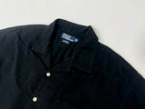 90s Polo Ralph Lauren CALDWELL Cotton Loop shirt XL Black