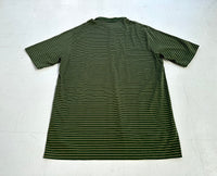 90s POLO GOLF Striped Polo Shirt L Khaki