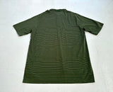 90s POLO GOLF Striped Polo Shirt L Khaki
